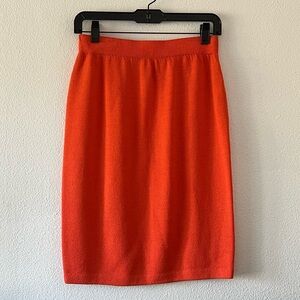 {St. John Collection} by Marie Gray Orange Pencil Skirt